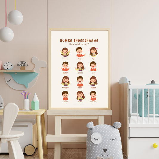 Emotiekaarten meisjes en jongens
