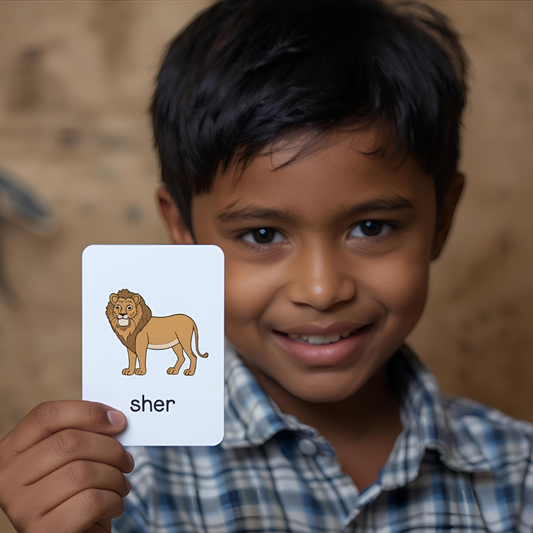 Dieren flashcards 30 pagina's – Sarnami naar Nederlands