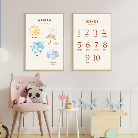 Gratis Educatieve Poster Mausam (Het Weer)