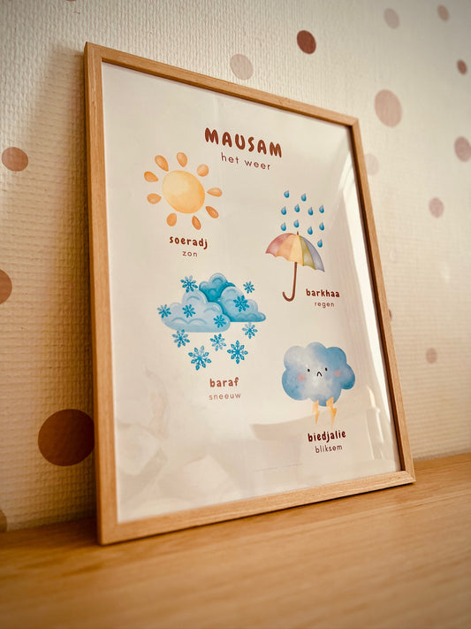GRATIS POSTER: Het weer (mausam)