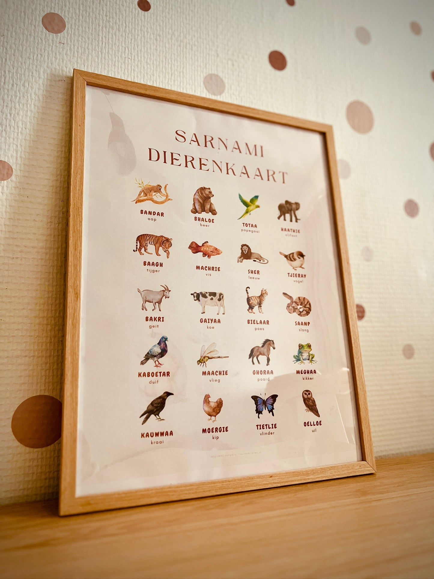 Sarnami Dierenkaart - met 20 dieren