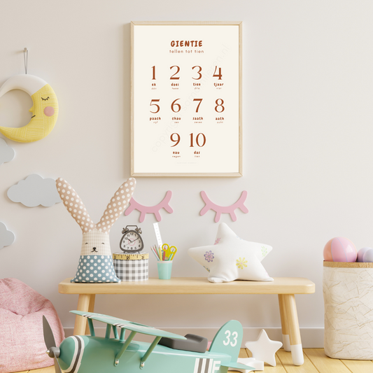 Leer tellen in Sarnami: 1 t/m 10